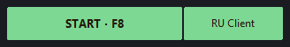 The scanner's start button and the green RU Client server button